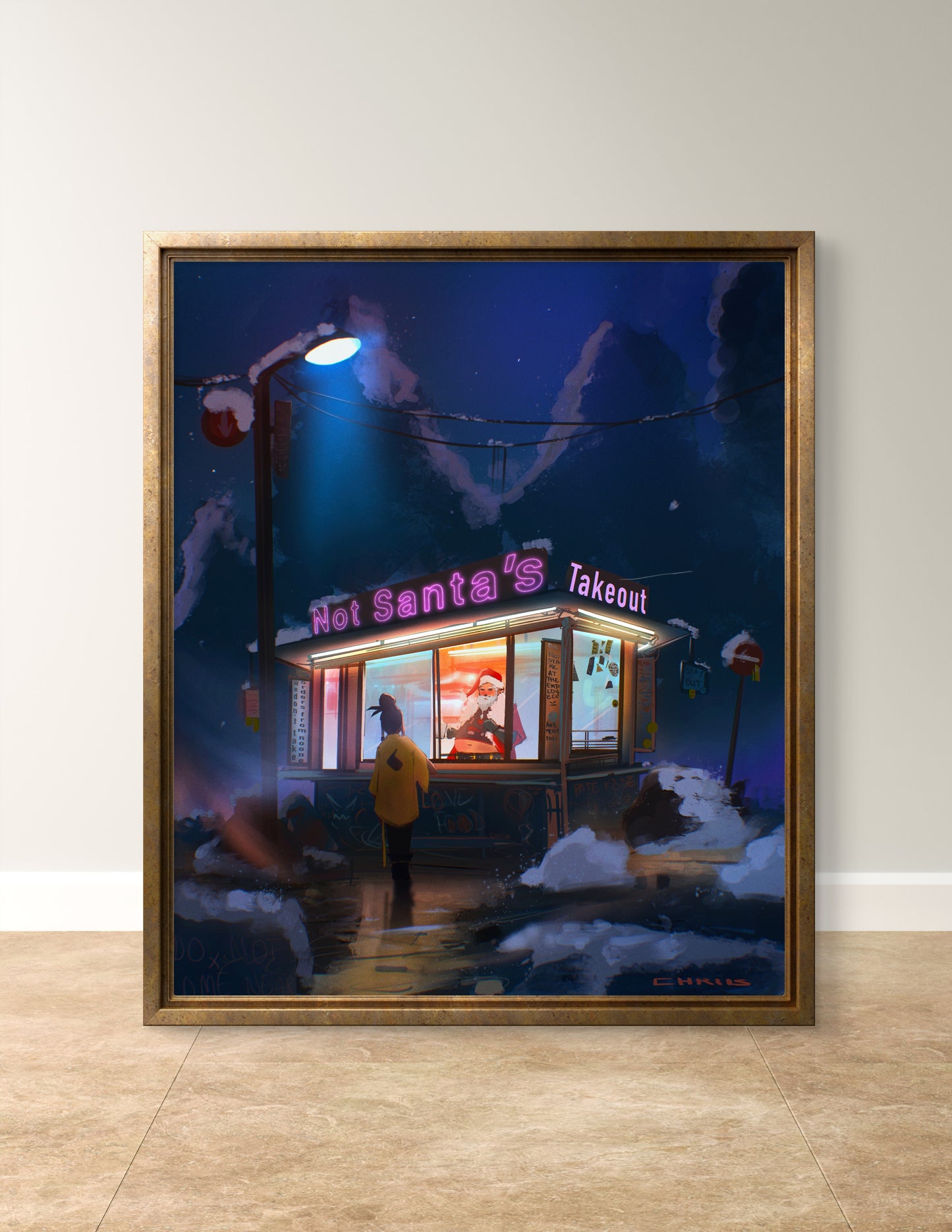 "NOT SANTA'S" Chriisolsen (Print)