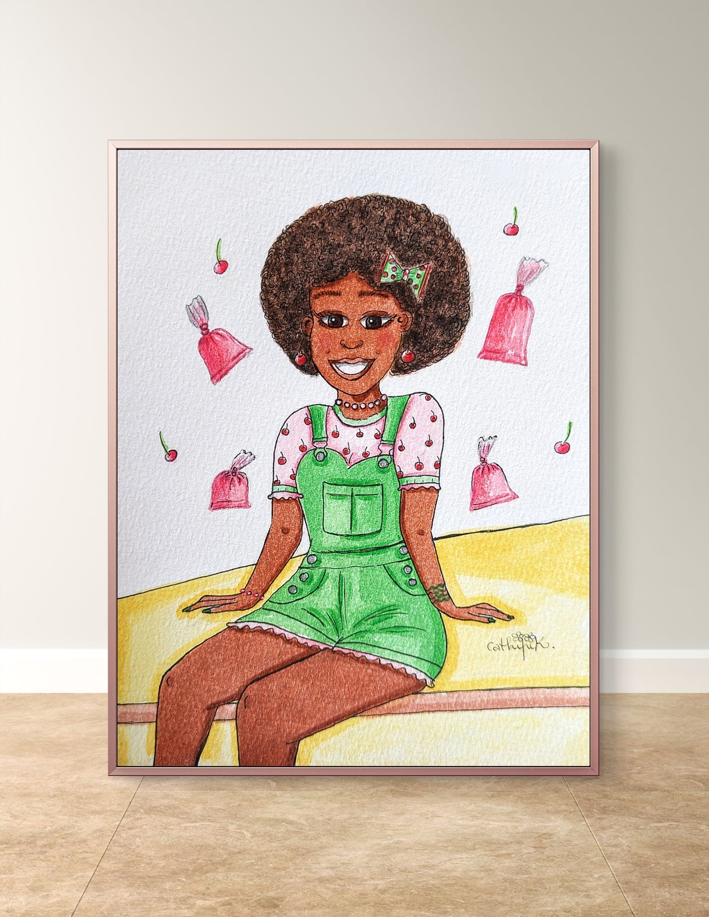 "Ti carole on my mind" Cathipik (Print)