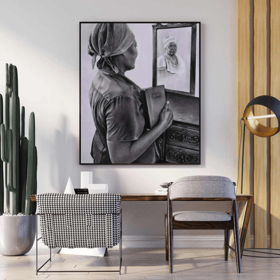 "Hidden Face" - Original artwork (Herold Courtois)