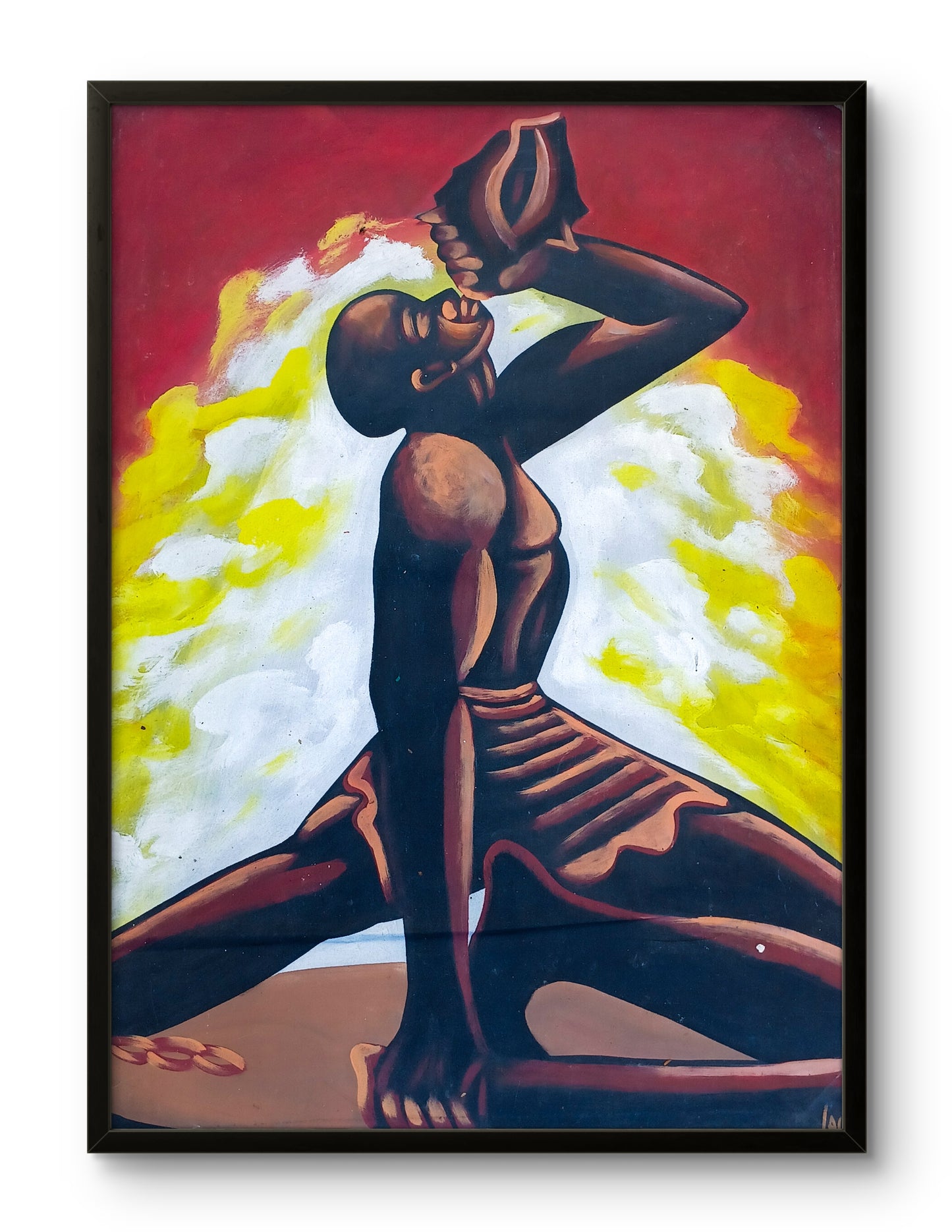 "Nèg Mawon Rouge" Ernest Pierre (Print)