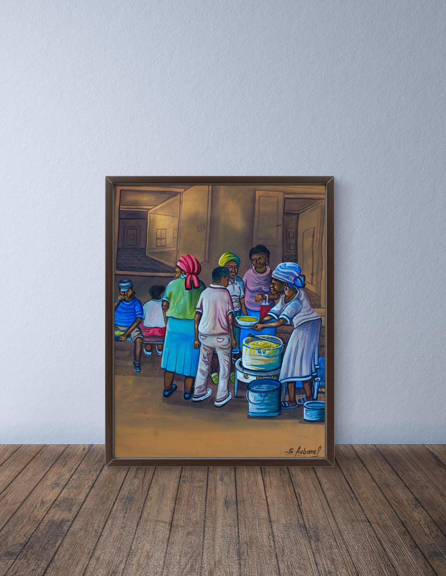 "Lakou yon fanmi" Destin/Vendor (Print)