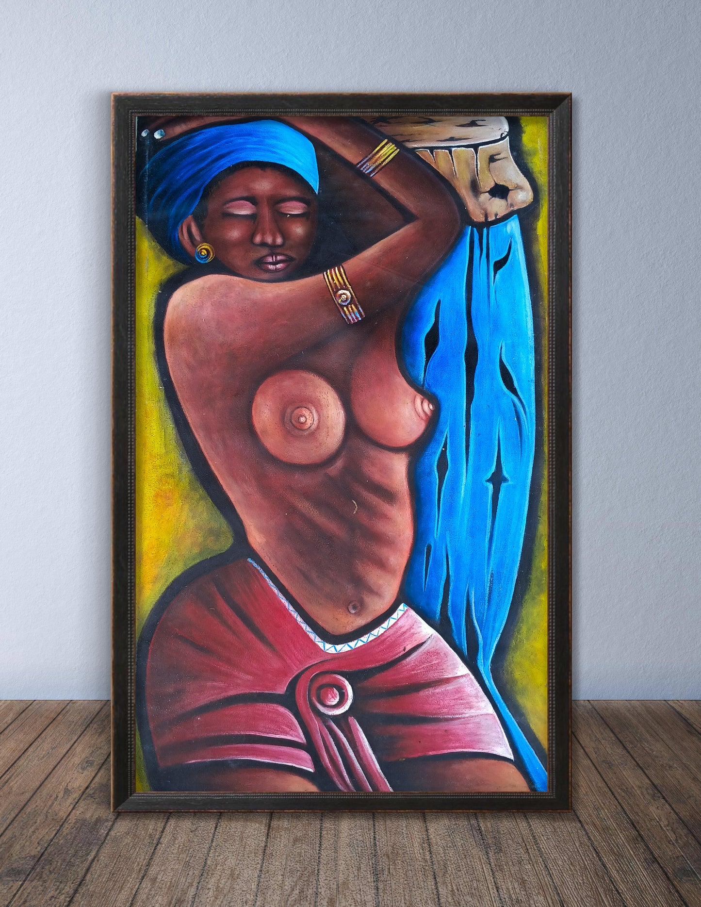 "Fanm tanbou" Ernest Pierre (Print)
