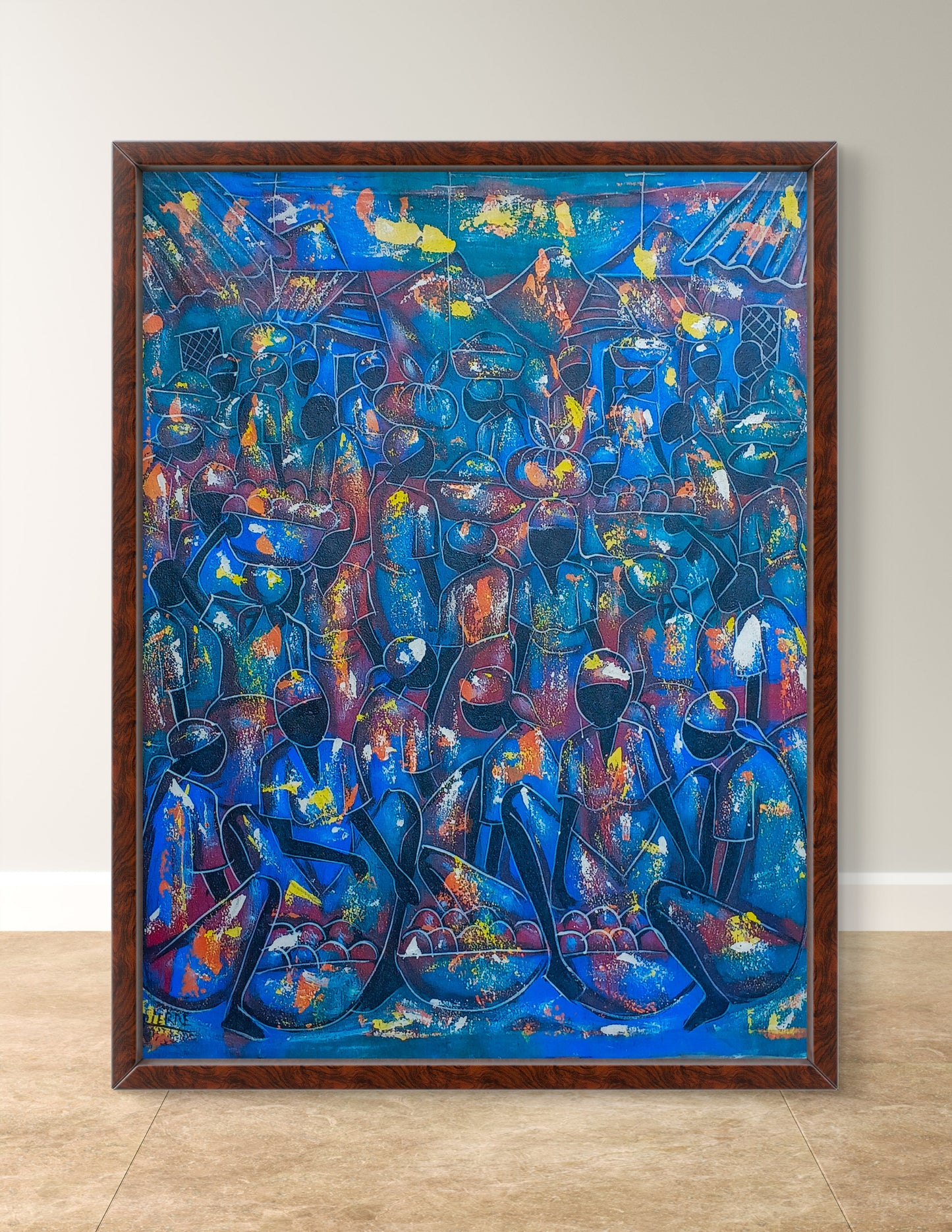 "Mache kole" Ernest Pierre (Print)