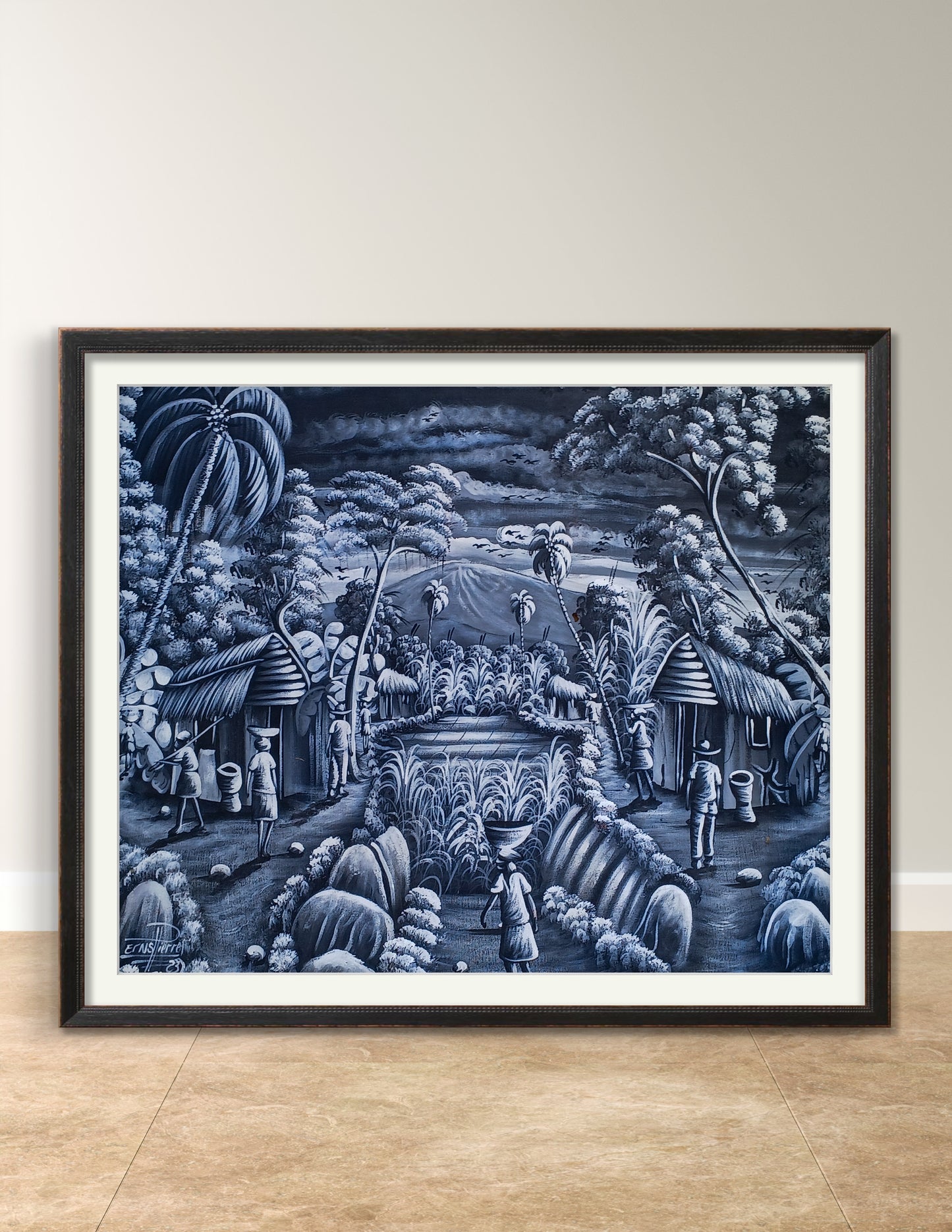 "Tropikal nwa " Ernest Pierre (Print)