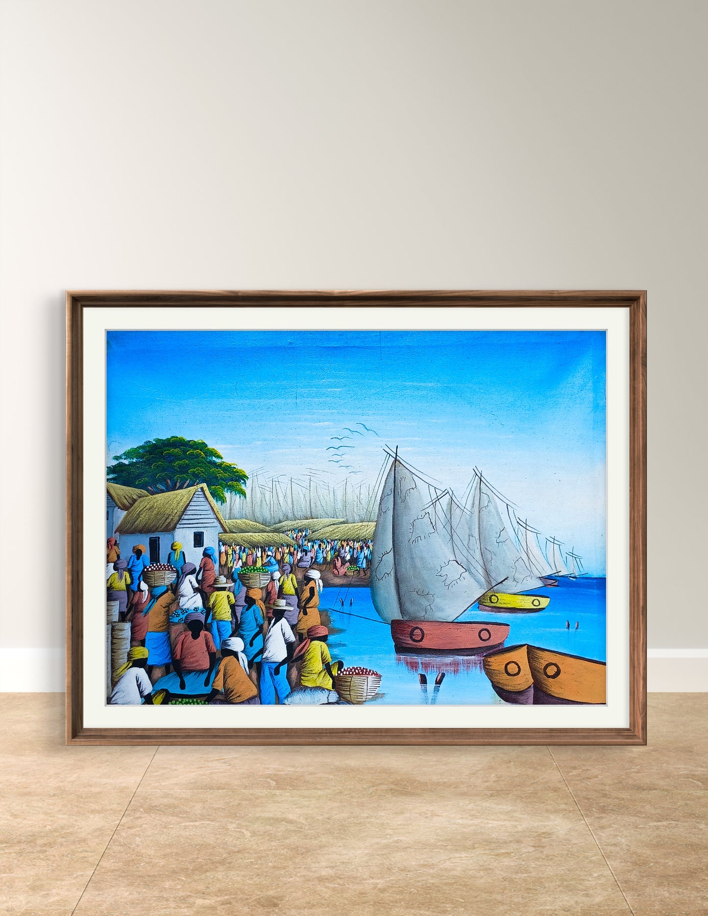 "Mache Pwason" Ernest Pierre (Print)