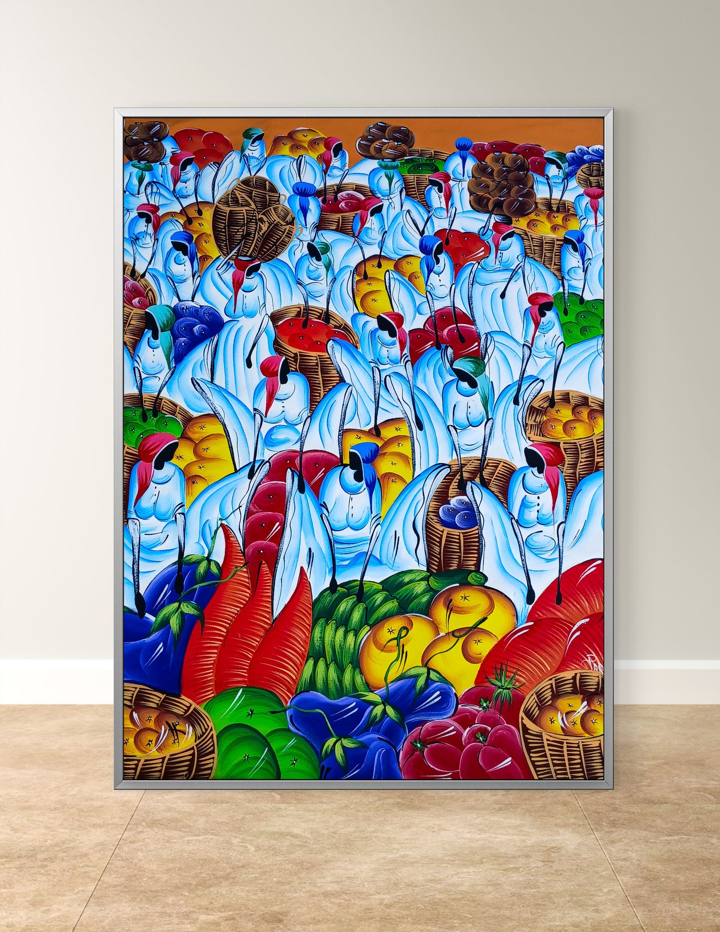 "Mache Gras (bleu)" Ernest Pierre (Print)