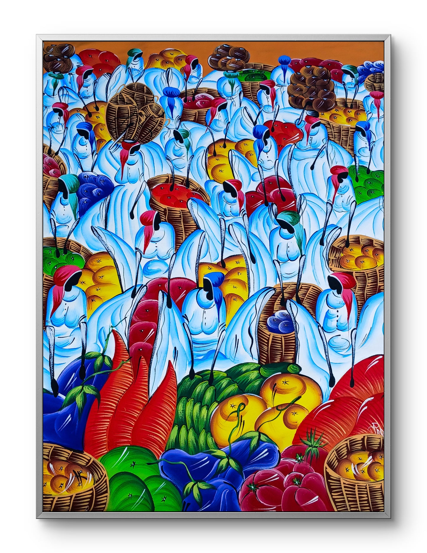 "Mache Gras (bleu)" Ernest Pierre (Print)