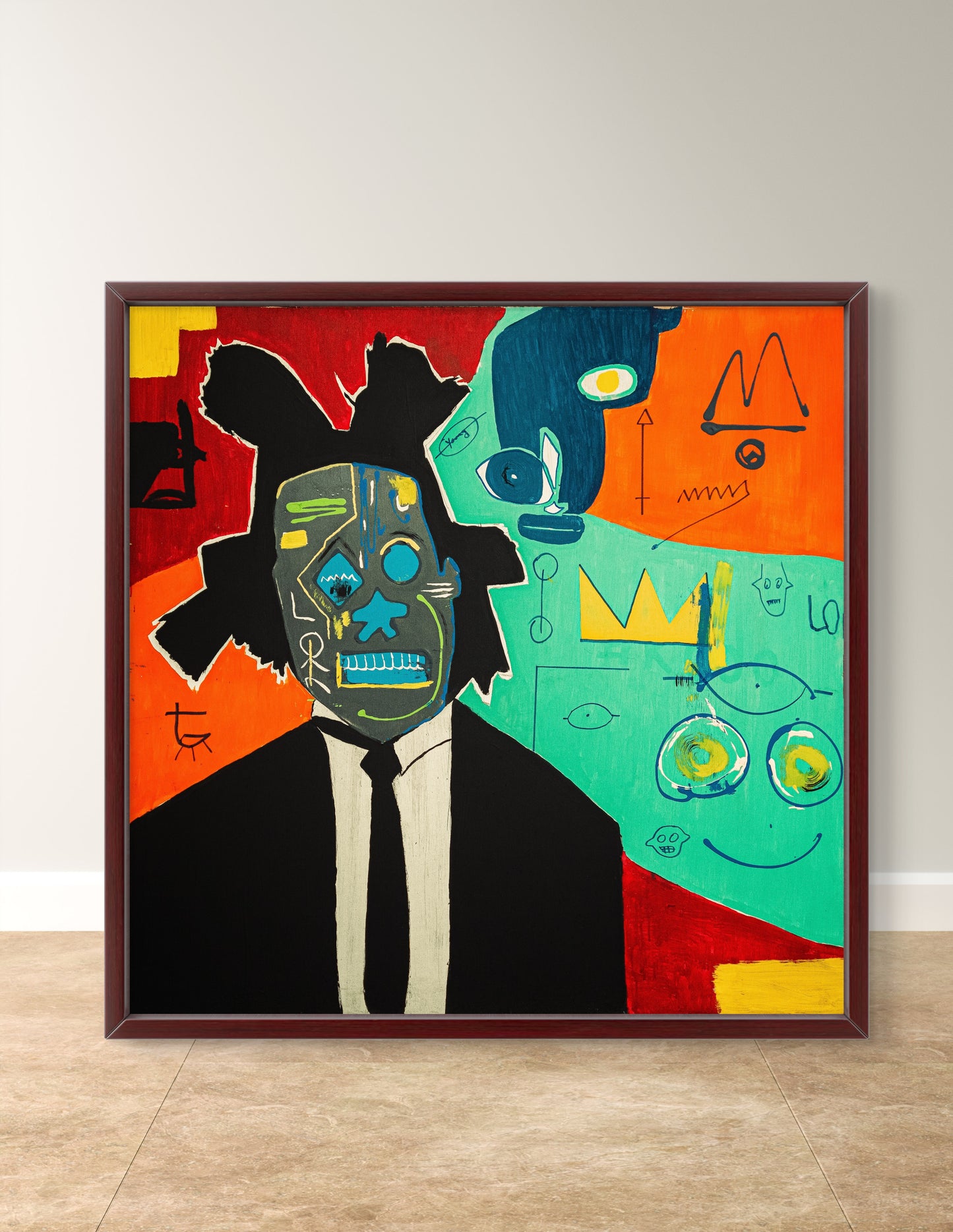 " Basquiat / M " Robertson (Print)