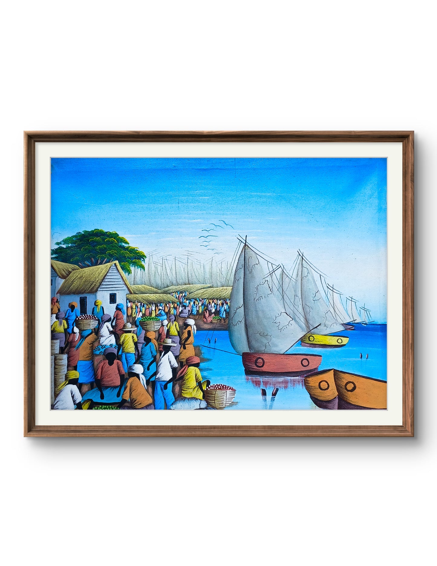 "Mache Pwason" Ernest Pierre (Print)