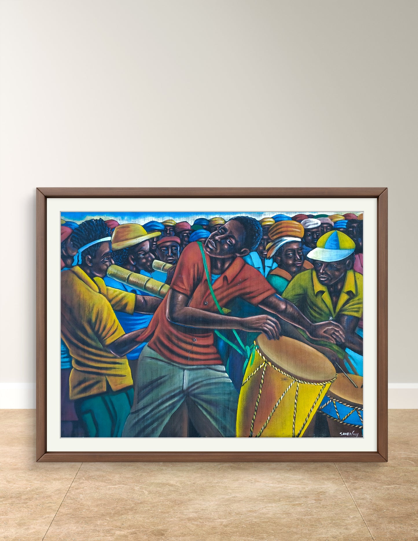 "Bann Rara" Ernest Pierre (Print)