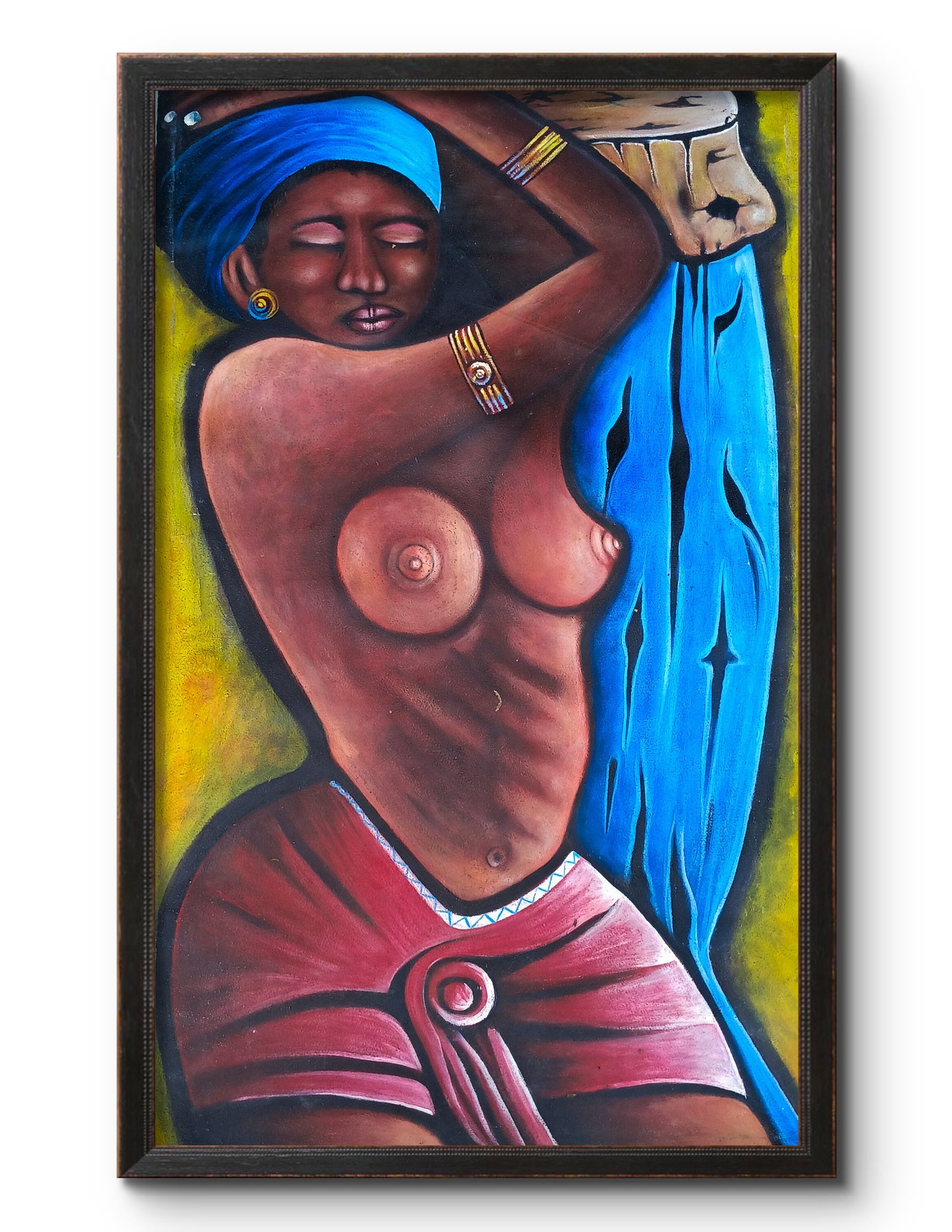 "Fanm tanbou" Ernest Pierre (Print)
