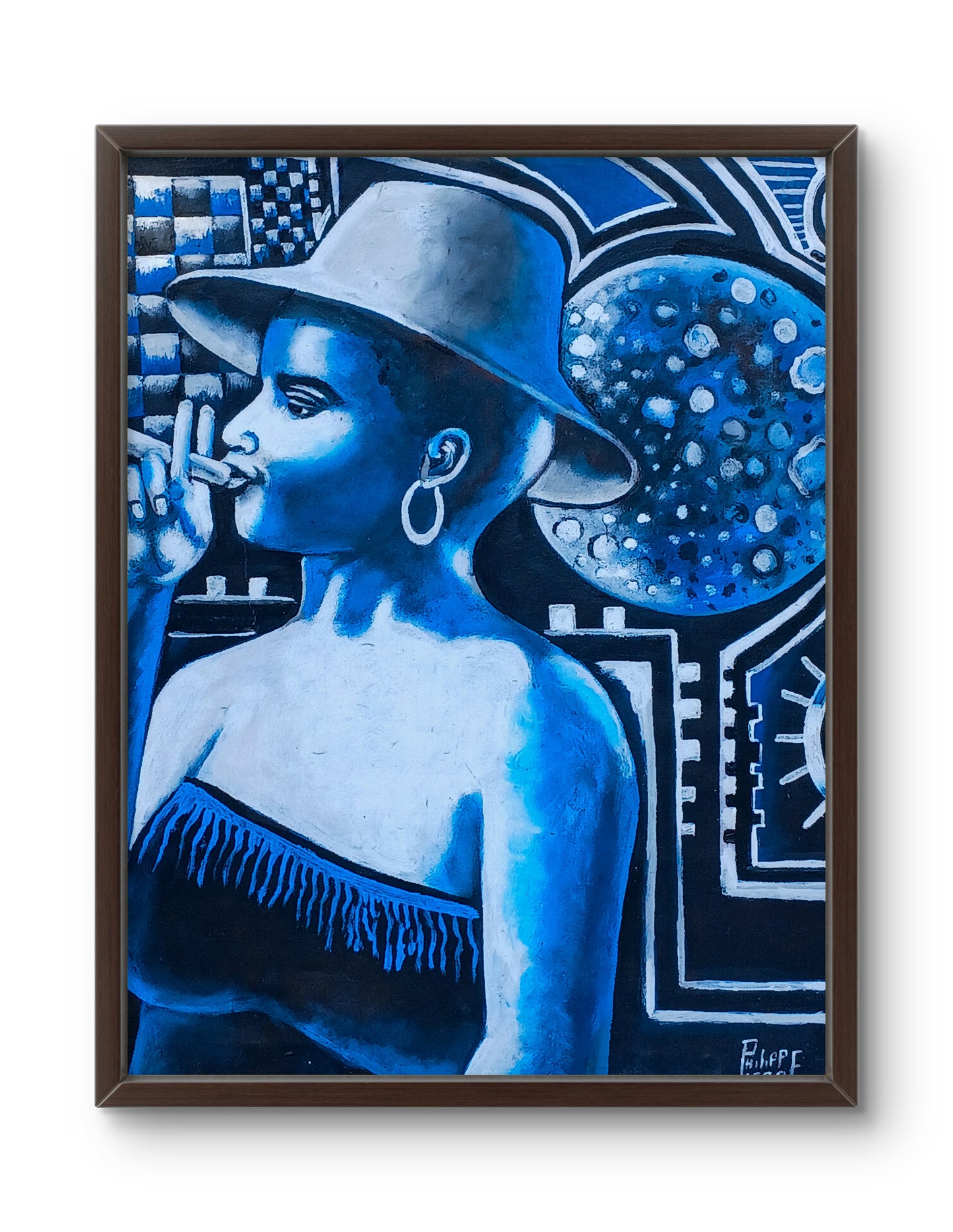 "Lalin lan Plen" Ernest Pierre (Print)