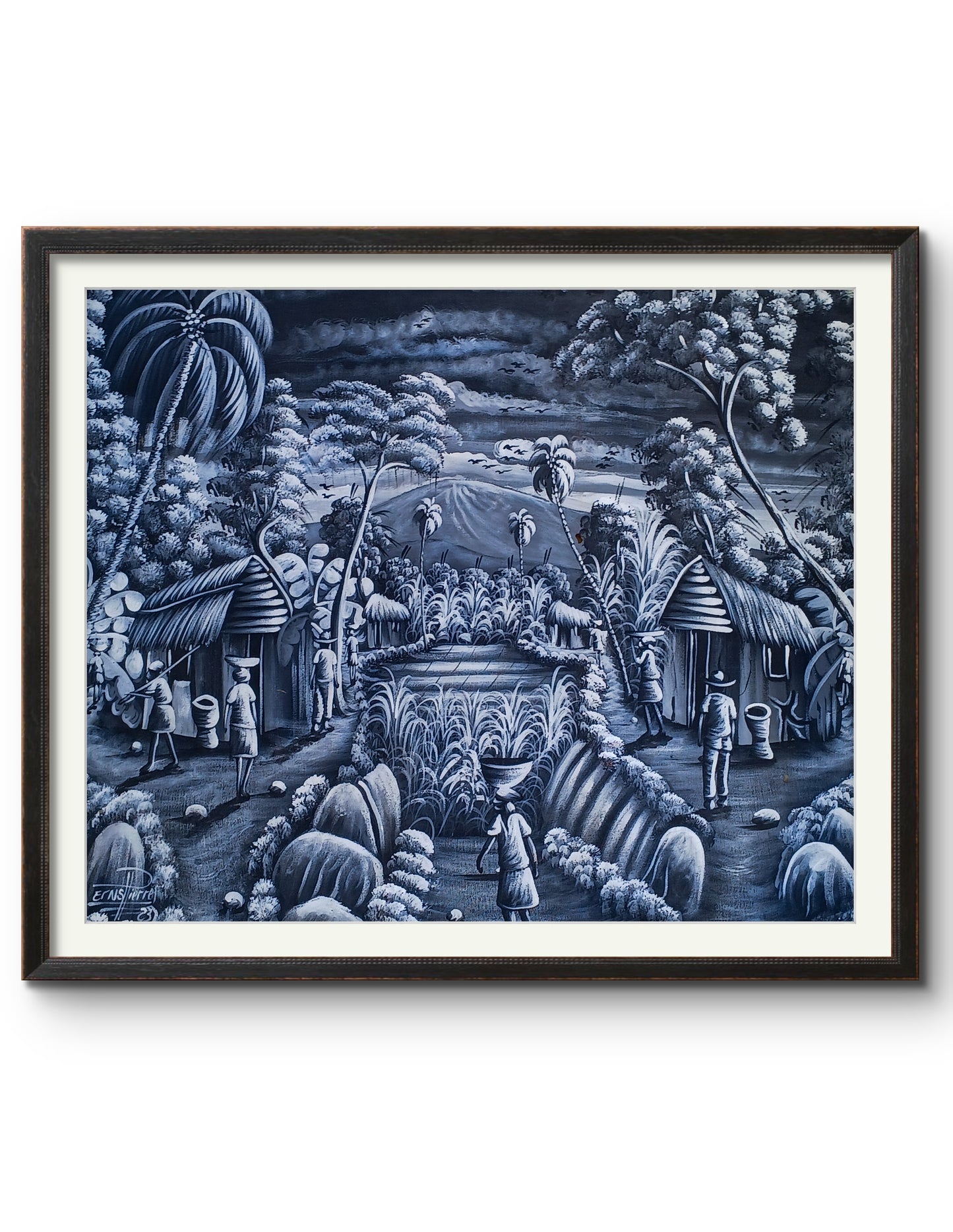 "Tropikal nwa " Ernest Pierre (Print)