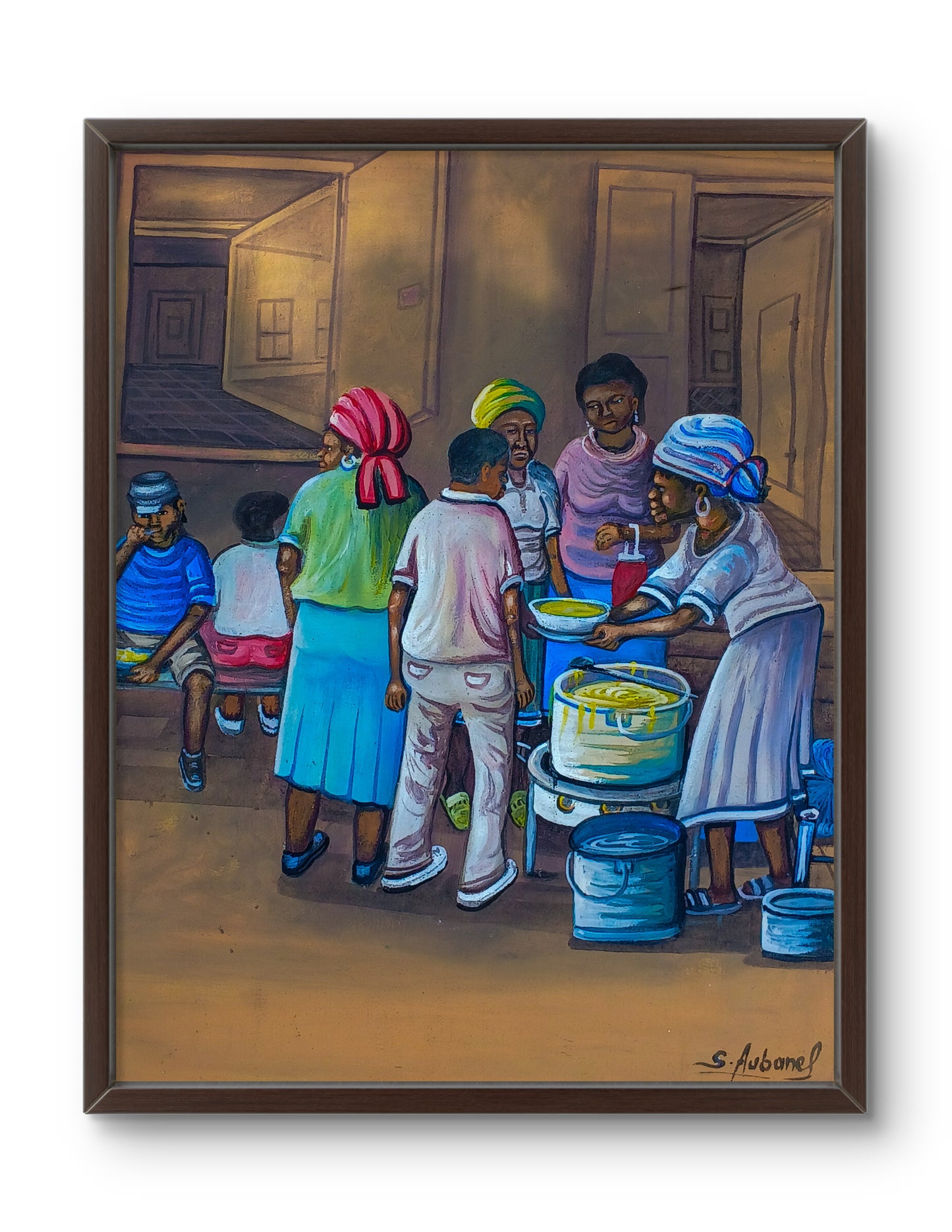 "Lakou yon fanmi" Destin/Vendor (Print)