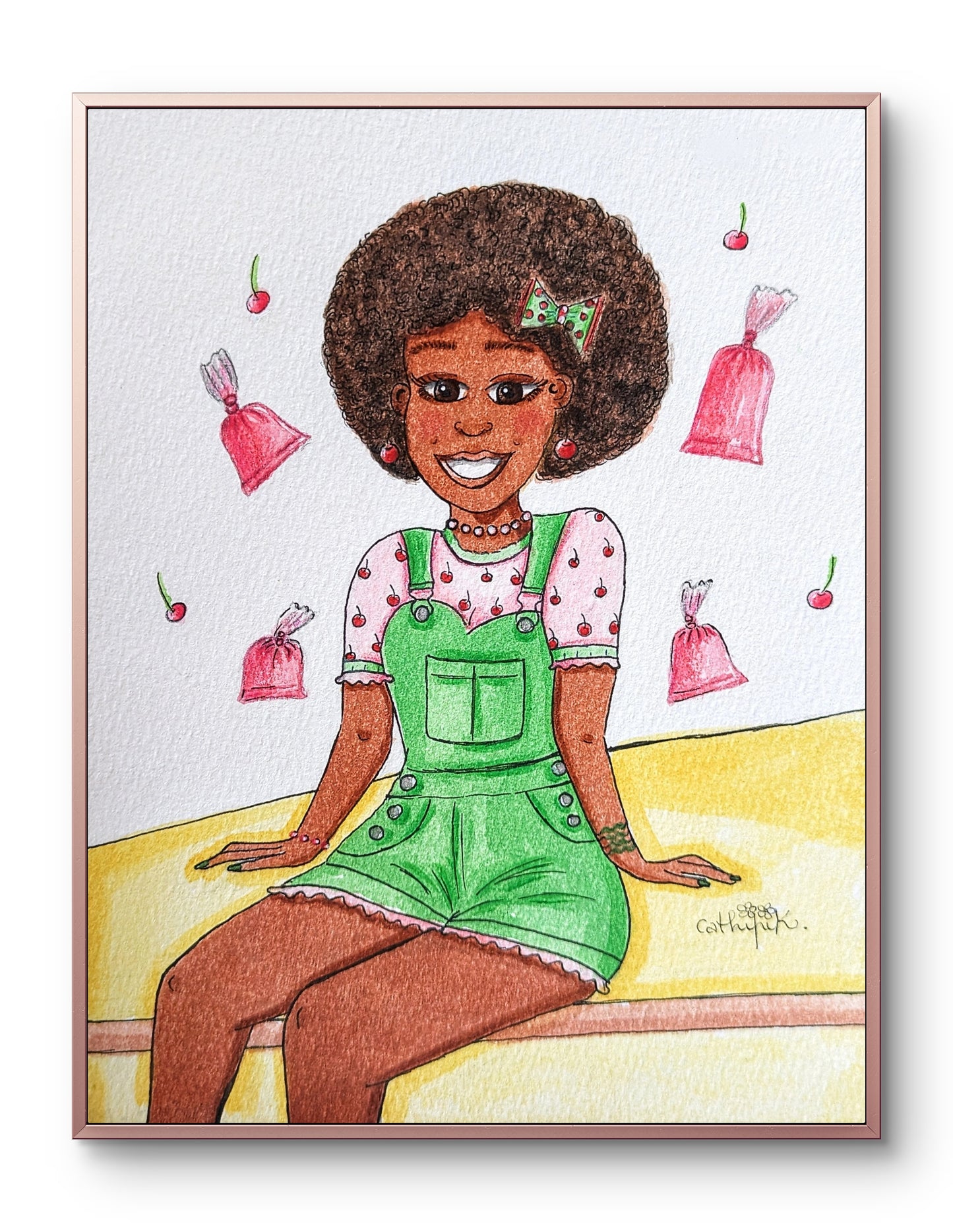 "Ti carole on my mind" Cathipik (Print)