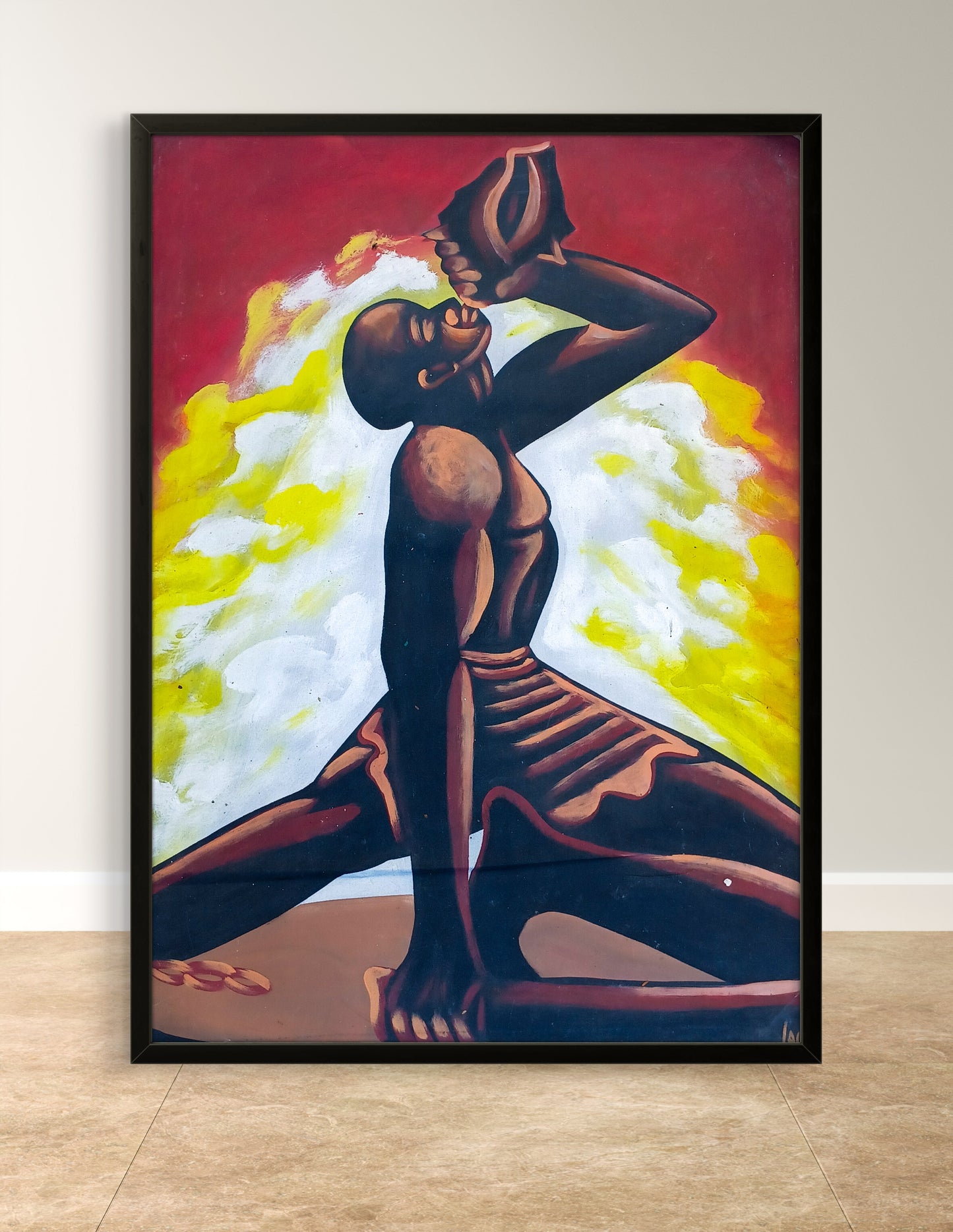 "Nèg Mawon Rouge" Ernest Pierre (Print)